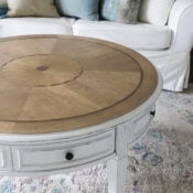 Coastal Style Coffee Table Makeover artsychicksrule-18