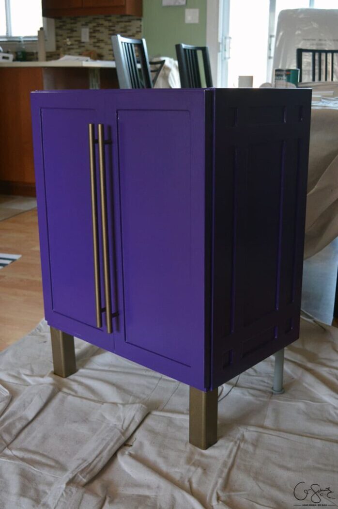 A collection of purple furniture makeovers from the palest to the darkest purple. Lots of ideas for incorporating purple into your home! artsychicksrule.com #purplefurnituremakeovers #purplefurniture