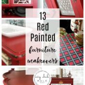 Red Painted Furniture Ideas