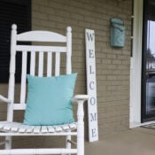Welcome Porch Sign (simple to do!)