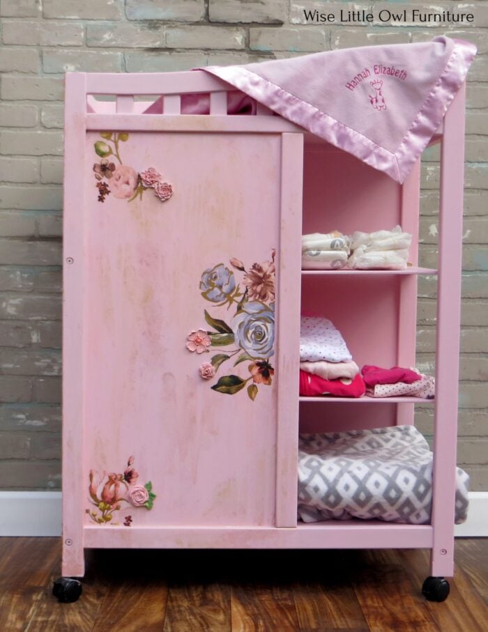 Pink furniture makeover ideas, from the brightest Fuschia to the palest pink for every style of decor! artsychicksrule.com #pinkfurnitureideas #pinkfurnituremakeovers #pinkpaintedfurniture