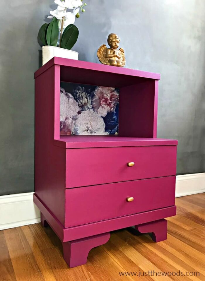 Pink furniture makeover ideas, from the brightest Fuschia to the palest pink for every style of decor! artsychicksrule.com #pinkfurnitureideas #pinkfurnituremakeovers #pinkpaintedfurniture