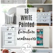 18 Painted White Furniture Makeovers (classic for all time)