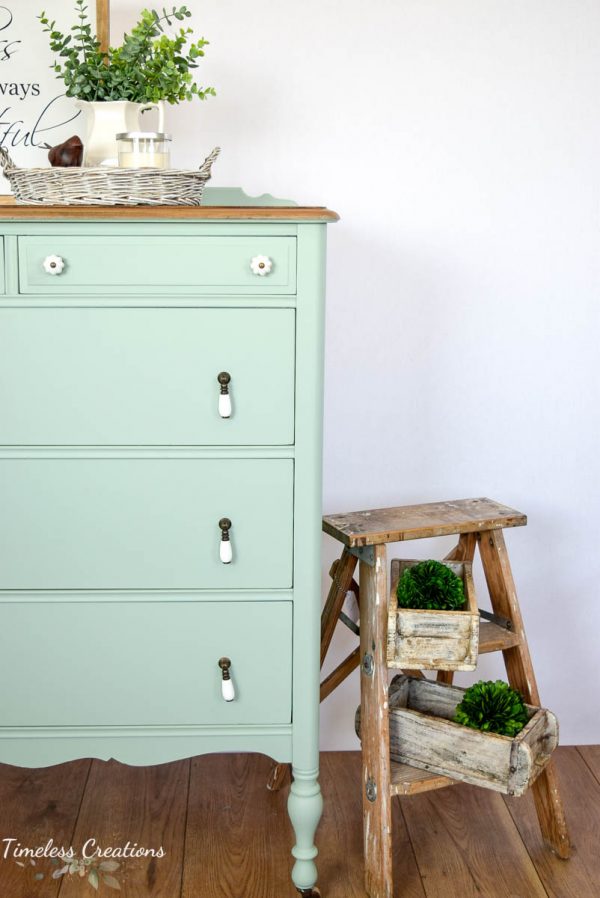 Aqua Teal dresser