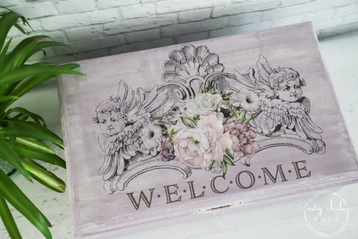 Guest Room Welcome Box ($6 thrifty makeover)