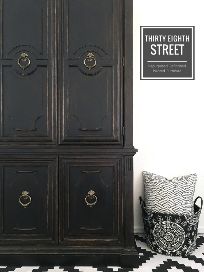 Black Painted Furniture-Make this Simple Update to Furniture - Designed  Decor