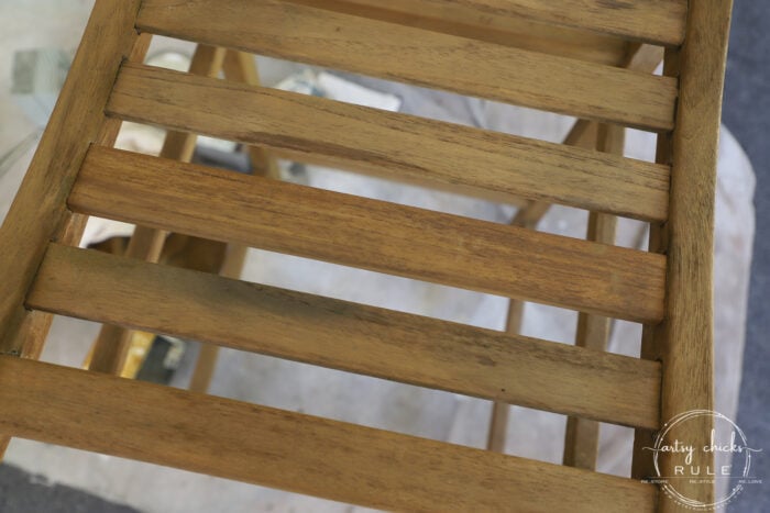 Learn how to restore teak furniture PLUS all my tips to make it easier!! artsychicksrule.com #teakfurniture #restoreteak #teakfurnituremakeover