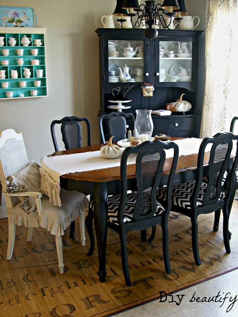 get the look: dresser redo – rice designs  Black painted furniture, Black  painted dressers, Black furniture