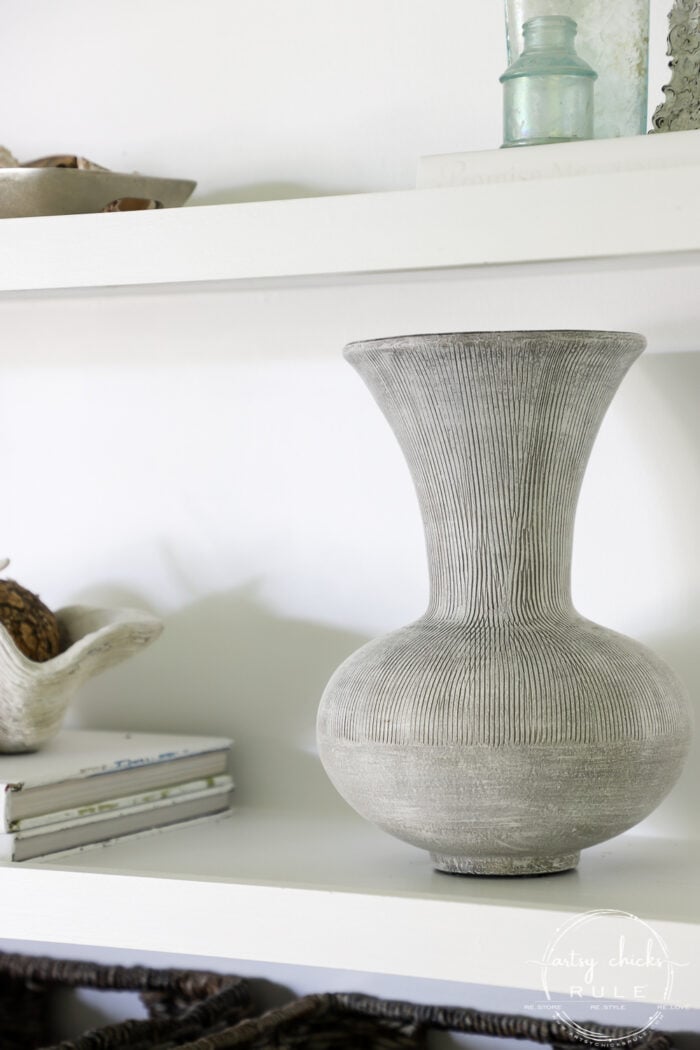 Painted Ceramic Vase Makeover