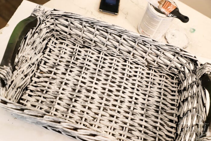 Old tired baskets?? Add a little paint for a brand new look. Here are several simple basket makeover ideas to get started! artsychicksrule.com #basketmakeoverideas #paintedbaskets #basketmakeover