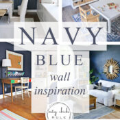 Navy Blue Wall Inspiration (the best blue colors)