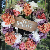 Rust, Ivory & Plum Fall Wreath