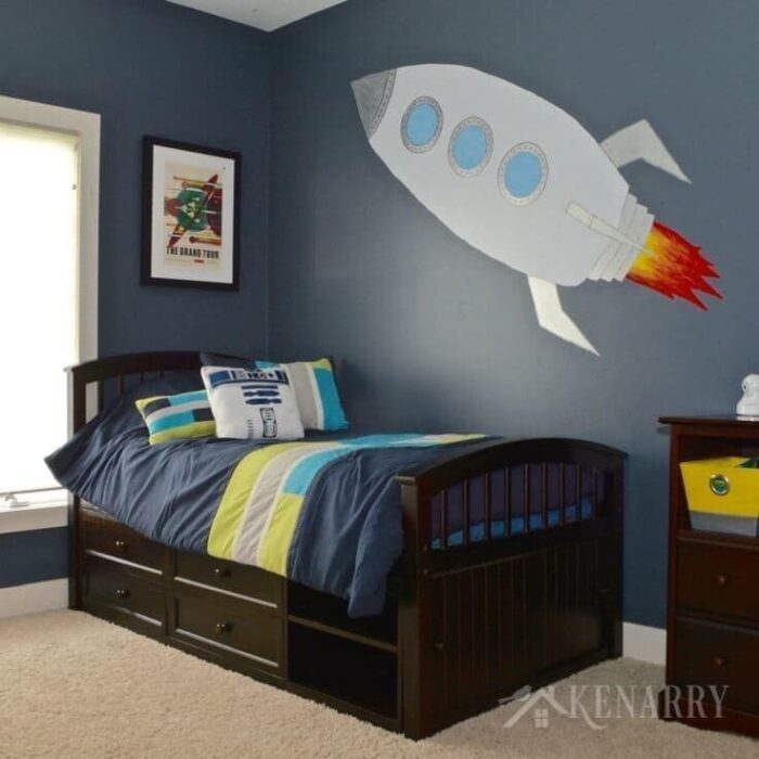 Navy Blue wall inspiration! Accent walls or whole rooms. artsychicksrule.com #navywalls