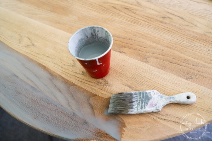 How to Create a WOOD LOOK Finish Using Paint and Stain! 