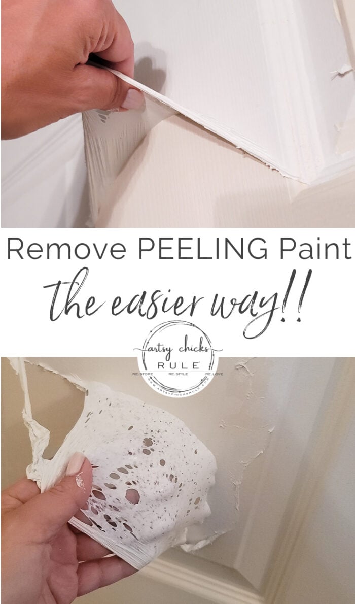 How To Remove Peeling Paint From Doors & Trim (with these simple