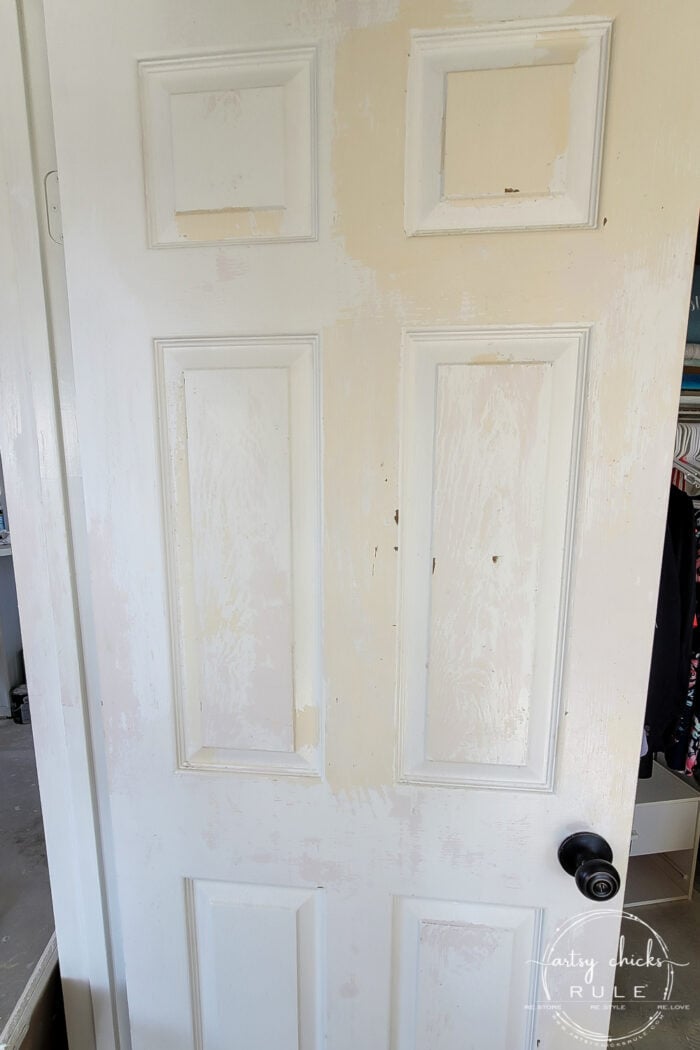 How To Remove Peeling Paint From Doors Trim artsychicksrule 16
