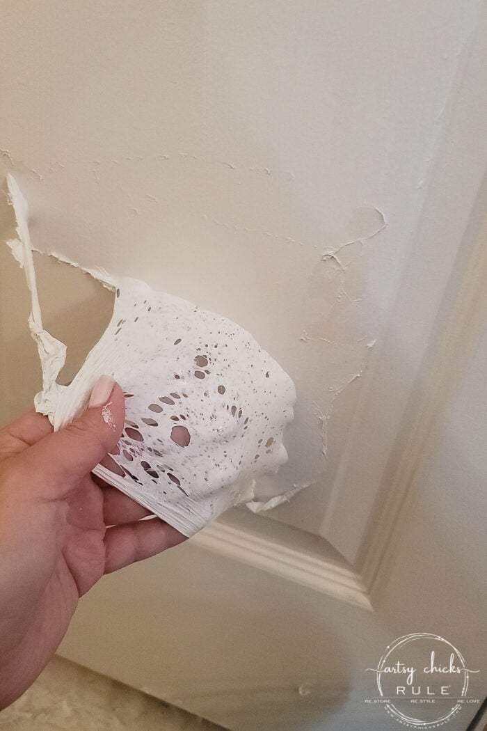 How To Remove Peeling Paint From Doors & Trim (with these simple tools) - Artsy Chicks Rule®