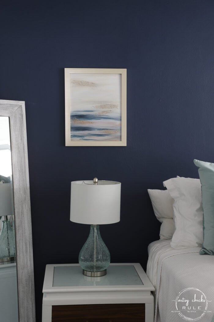 Abstract Beach Art (with hints of gold) - Artsy Chicks Rule®