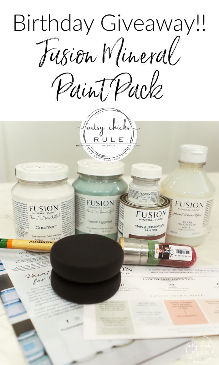 Birthday Giveaway – Fusion Mineral Paint