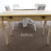 Coastal Console Table Makeover artsychicksrule.com-1