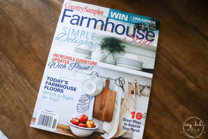 magazine feature -artsychicksrule - country sampler farmhouse style