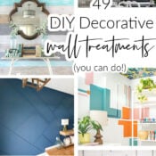 DIY Decorative Wall Treatments (you can do!)