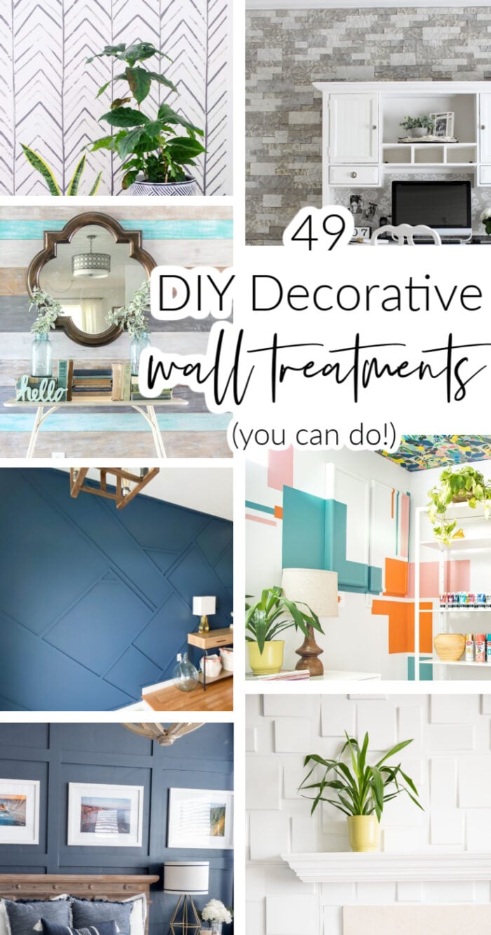 DIY Decorative Wall Treatments (you can do!)