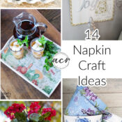 14 Napkin Crafts artsychicksrule