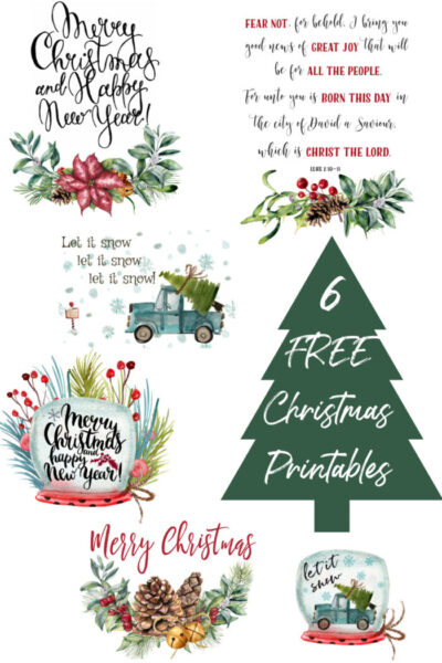6 Free Christmas Printables - Artsy Chicks Rule®