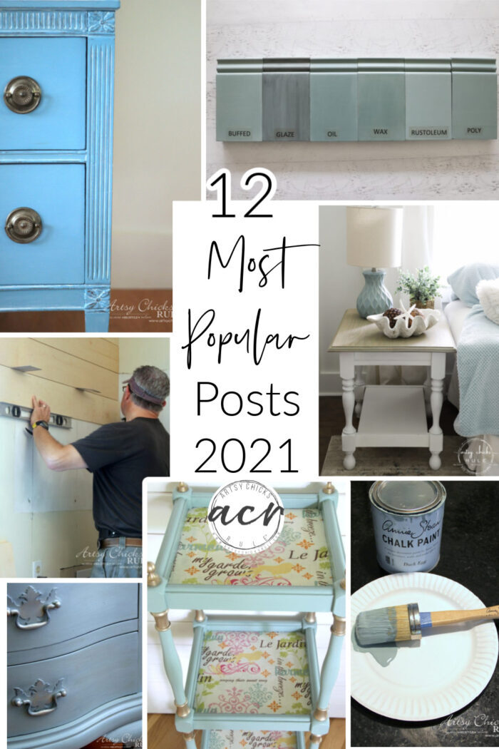 Today I'm sharing my 12 most popular posts of 2021! artsychicksrule.com