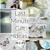 Last Minute Gift Ideas For Christmas (unique, thrifty and DIY)