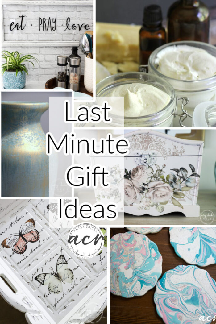 Last minute Christmas gift ideas...unique, thrifty, do it yourself inspiration for you! artsychicksrule.com