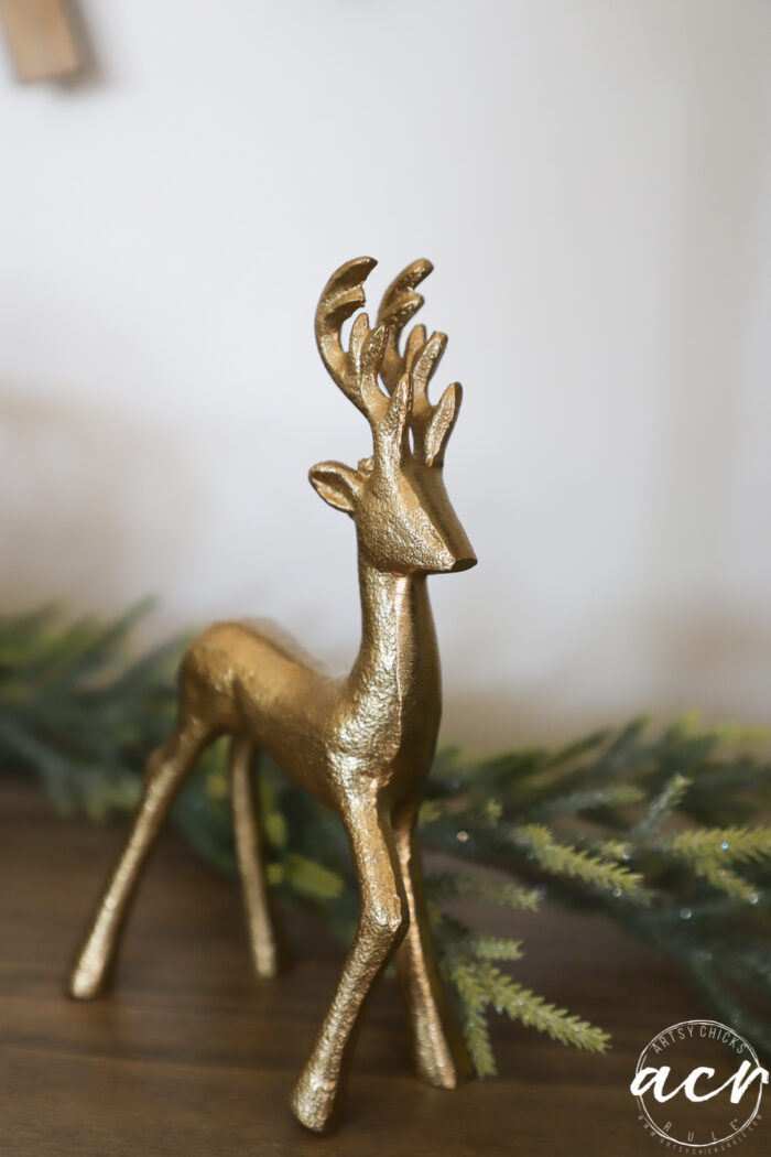 brass reindeer