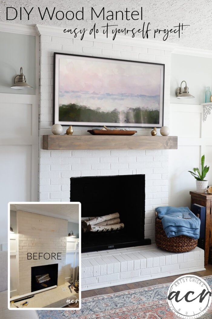 Diy Wood Mantels for Fireplaces