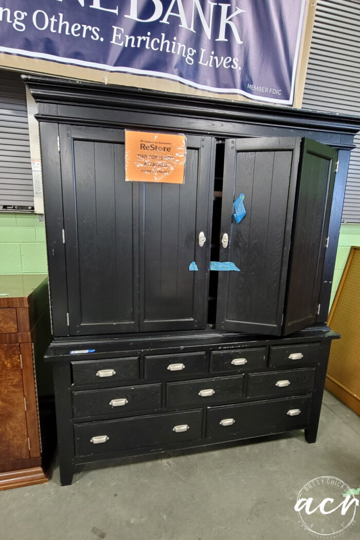 large black hutch