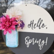 Hello Spring Door Hanger