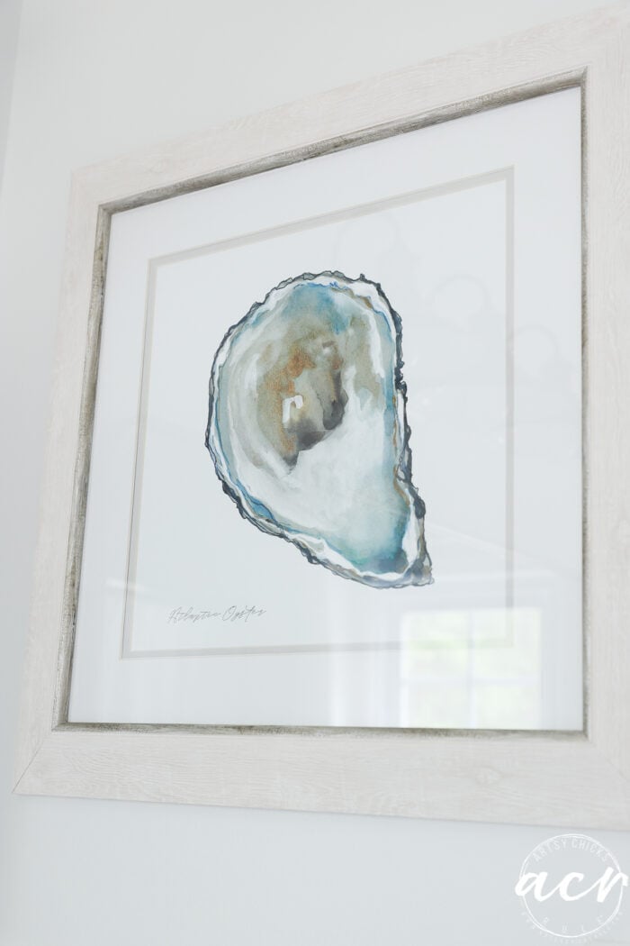 oyster painted print