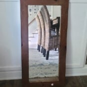 Wood Mirror Makeover artsychicksrule-1