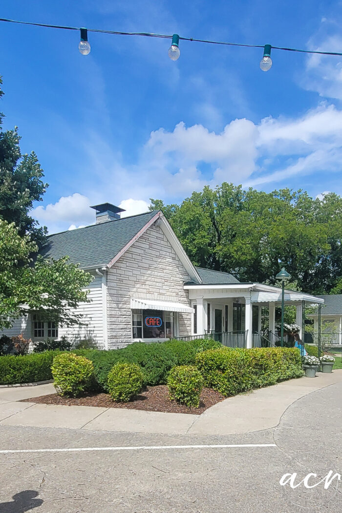 white building restaurant