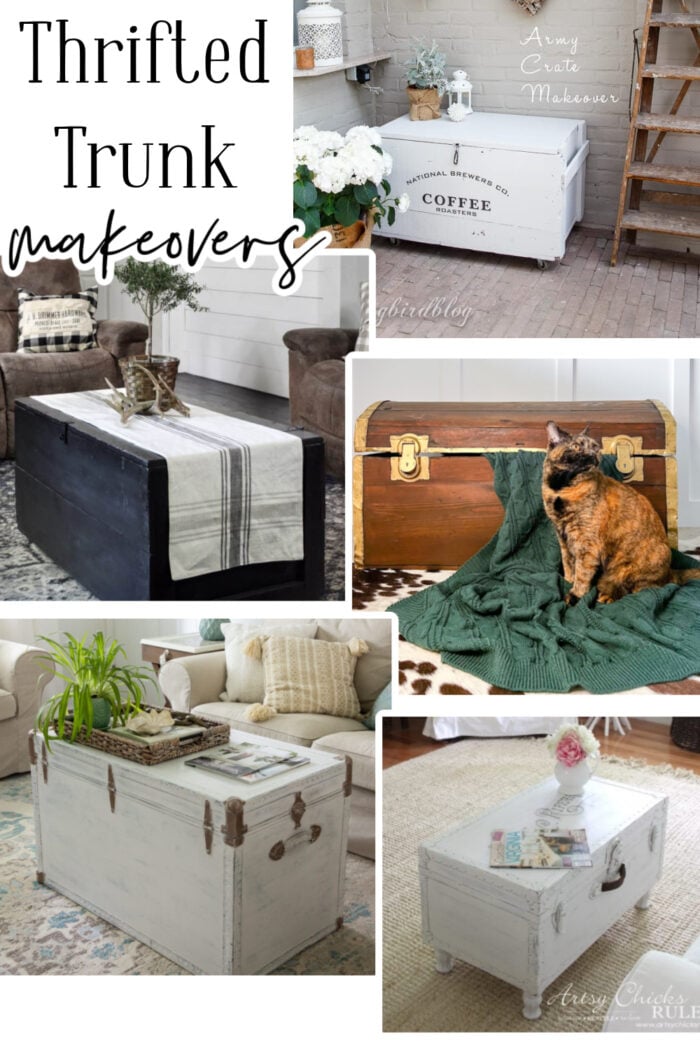 Antique Trunk Makeover • Craving Some Creativity