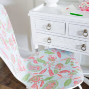 How To Decoupage Chair With Fabric