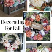 Decorating For Fall With Flowers artsychicksrule