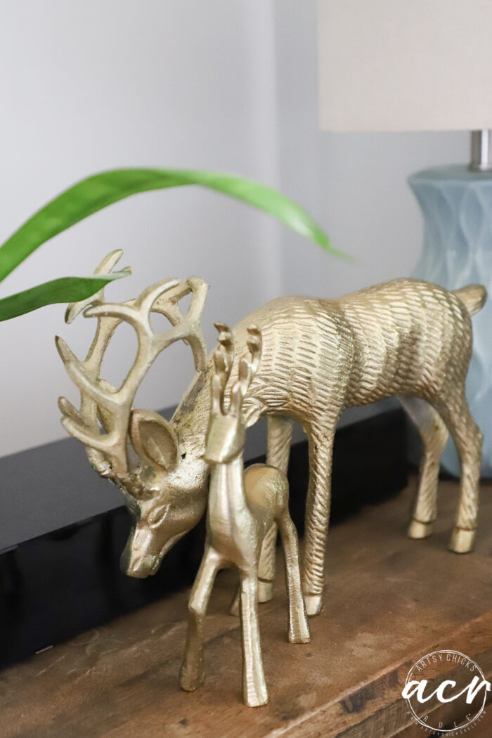 brass deer