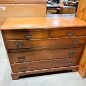 Bleach Wood With Stain 2 Tone Dresser Makeover artsychicksrule-1