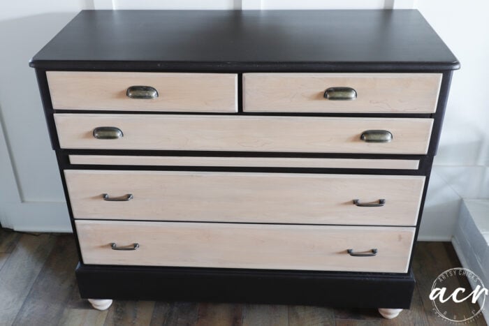 two tone dresser