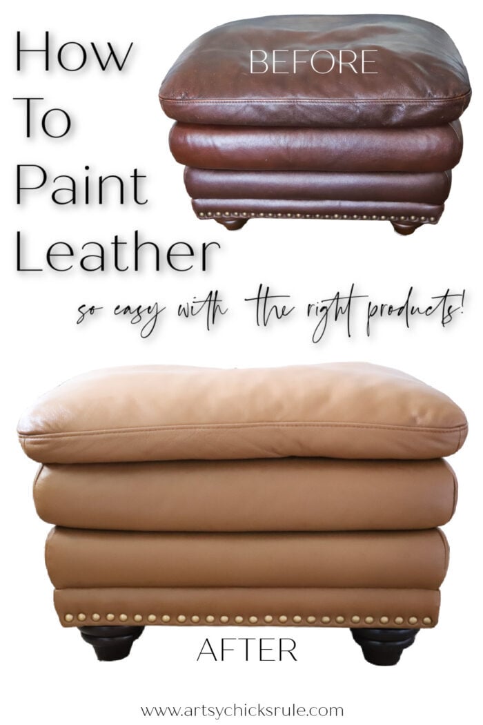 How to Paint Leather Furniture 