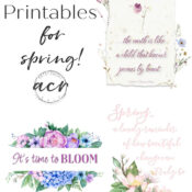 Spring Sayings Free Printables artsychicksrule