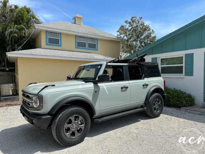 New Bronco with the top back