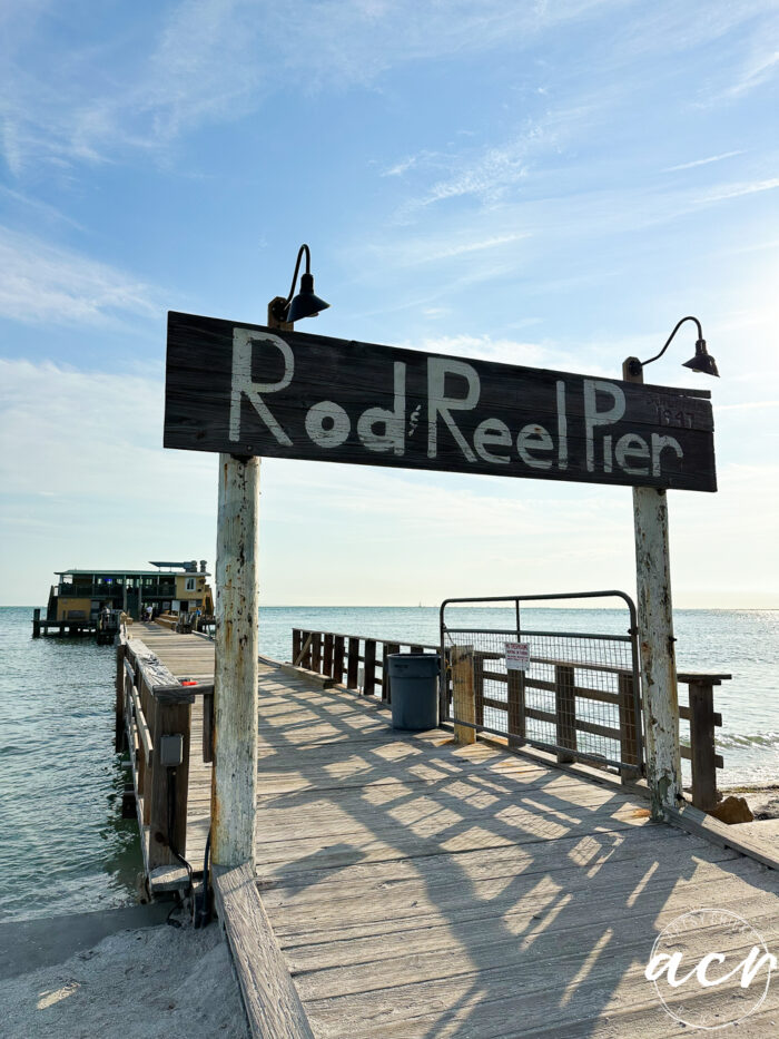 wood dock on water