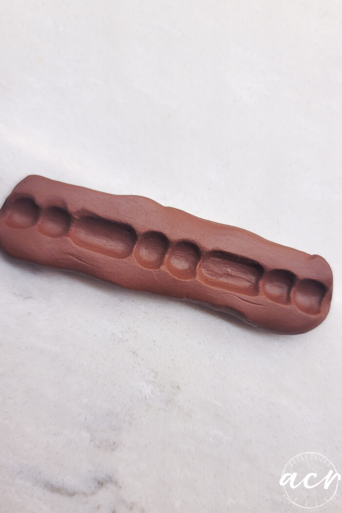 clay mold of trim